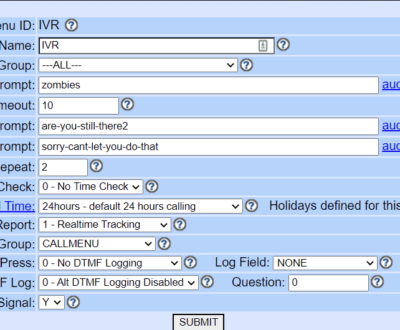 How to – Create an IVR for inbound calls in Vicidial